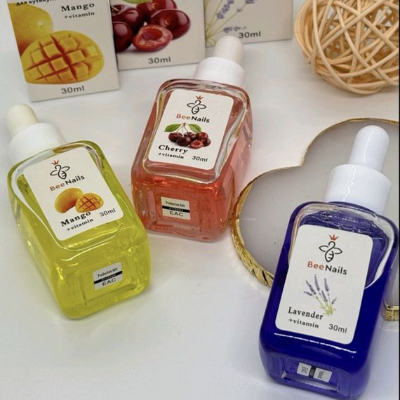 Суха олія для кутикули Bee Nails (лаванда) 30мл | Зображення 1
