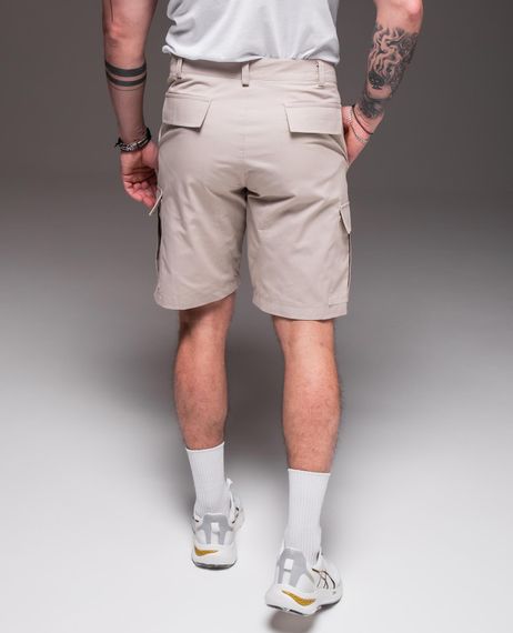 Мужские летние шорты карго с накладными карманами, под ремень RA2032, цвет бежевый, размер XL | Зображення 2