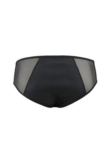 Чоловічі сліпи на блискавці Passion 042 SLIP TIMMY XXL/XXXL Black, екошкіра, сітка Sex Aura | Зображення 3