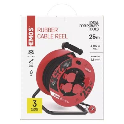 Сетевой удлинитель EMOS P19625, 25m, 2.5mm2 (P19625) | Зображення 6