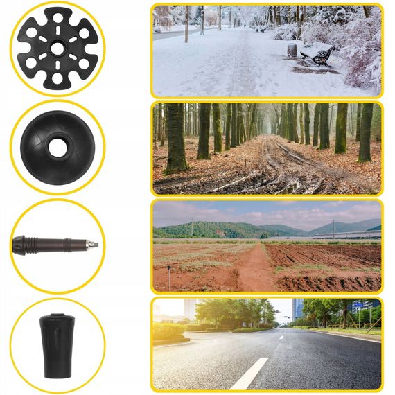 Трекінгові палиці Mountain Goat Peak+ 60-135 см MG0005 Black/Blue (P-5907739318268) | Зображення 4