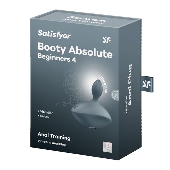 Анальная вибропробка Satisfyer Booty Absolute Beginners 4, для начинающих, вводимая часть 3 см | Зображення 5
