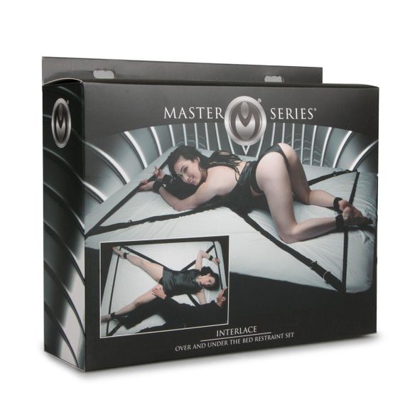 Розтяжка на ліжко Master Series Interlace Bed Restraint Set Sex Aura | Зображення 6