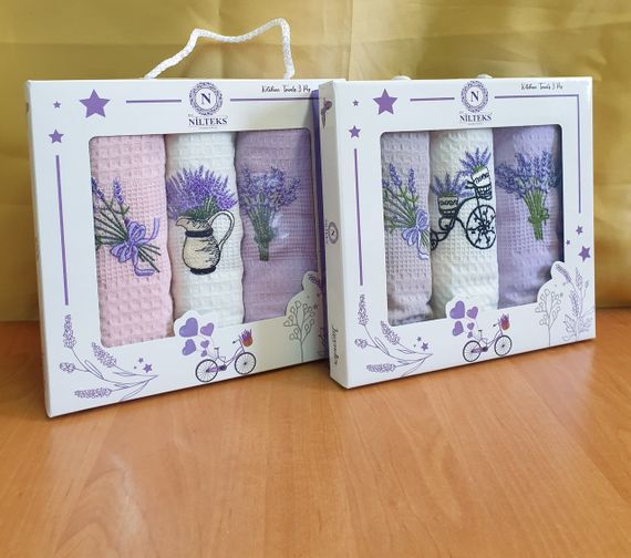 Набір рушників Zeron 128489 Туреччина 60*40  Вафельное полотно Бежевий