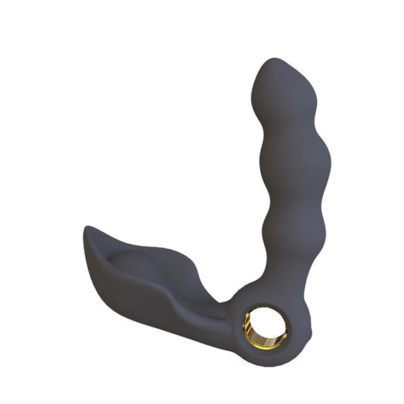 Масажер простати - Angelo Male Prostate Triple Stimulation Black Sex Aura