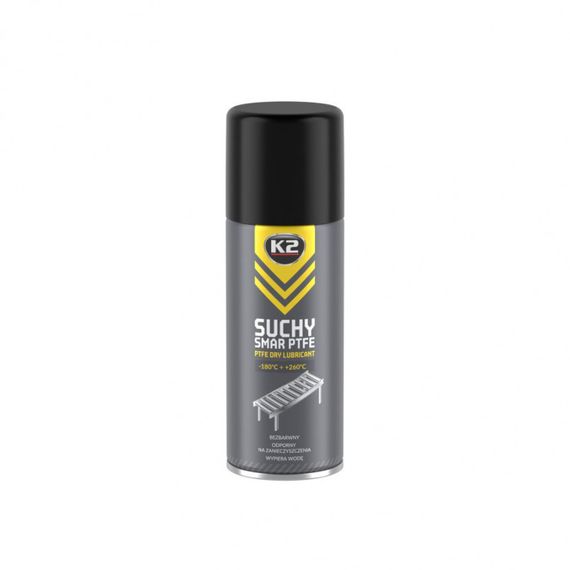 Сухе мастило, K2, SUCHY SMAR SPRAY 400M, з тефлоном (аерозоль) W120