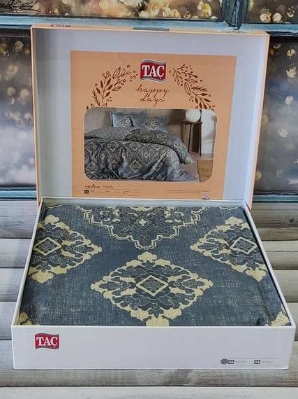 Постільна білизна Tac Manila Сатин Євро розмір