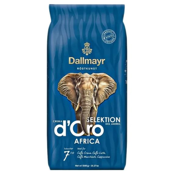 Кава в зернах Dallmayr Namaste Africa 1 кг з нотками темного шоколаду зерно Африка