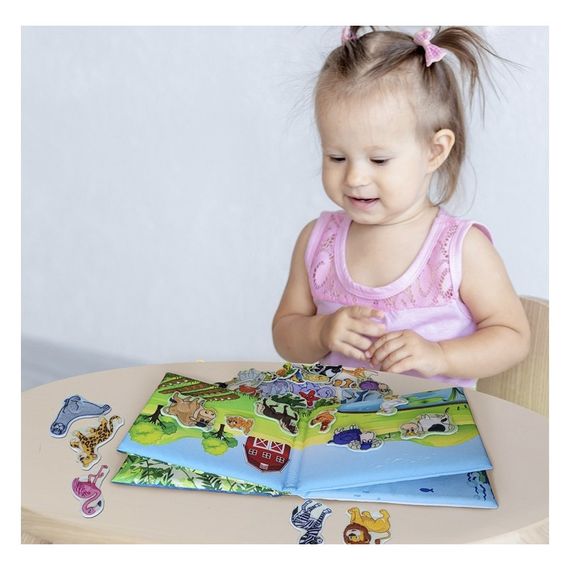 Дитяча м'яконабивна розвиваюча книжка "Тварини" МС 070301-03, 7 сторінок 42 тварини | Зображення 3