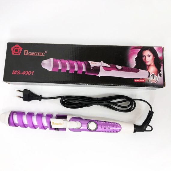 Плойка спіральна для волосся Domotec MS-4901 з кераміко-турмаліновим покриттям, Стайлер для завивки | Зображення 9