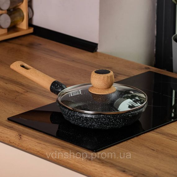 Алюмінієва сковорода Marble з антипригарним покриттям 1 літр Ø 20 см Black MGC HP-4-421B | Зображення 5