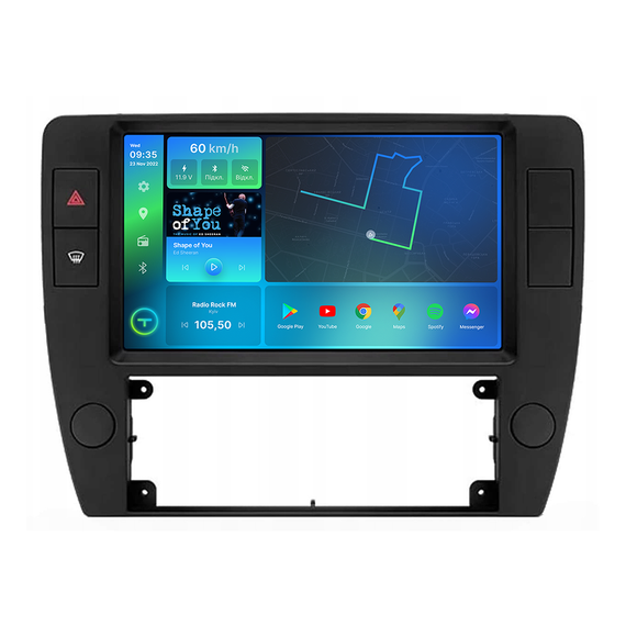Штатная магнитола Torssen VW Passat B5 FL9 4+64Gb 4G Carplay DSP | Зображення 1