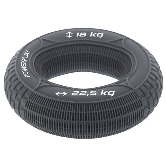 Еспандер кистьовий силіконовий Паверплей PP-4330 Hand Grip Loops Medium 18-22,5-36 кг. Сірий | Зображення 1