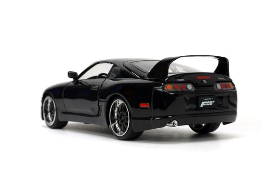Игровая металлическая машинка Fast and Furious Тайота Супра black 1995 | Зображення 6