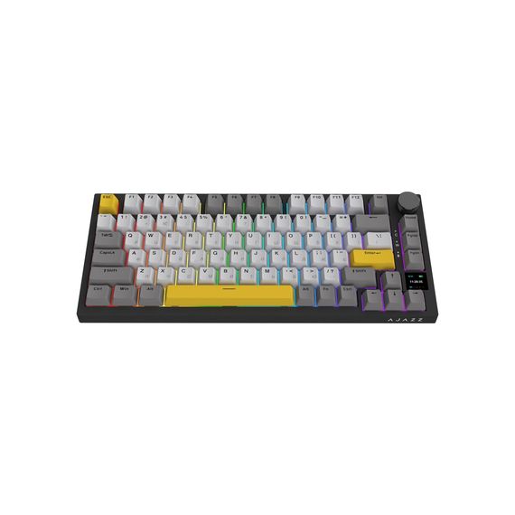 Клавіатура Ajazz AK820 Pro Flying Fish Switch Black RGB USB/Wireless/Bluetooth UA Black (AK820PRO-FF-BGY) | Зображення 2