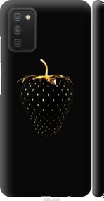 Чохол на Samsung Galaxy A03s A037F Чорна полуниця "3585m-2381-24368"
