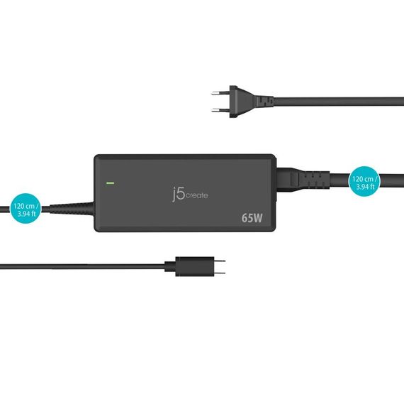 Зарядний пристрій J5create JUP1265-EN ,1 USB-С | Зображення 2