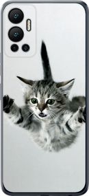 Чехол на Infinix Hot 12 Летящий котёнок "2322u-2864-17620"