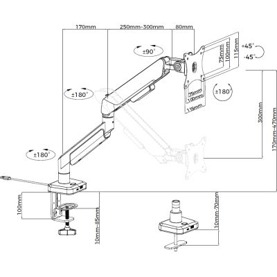 Кронштейн Anda Seat AD-W-A9X-1S-BB | Зображення 3