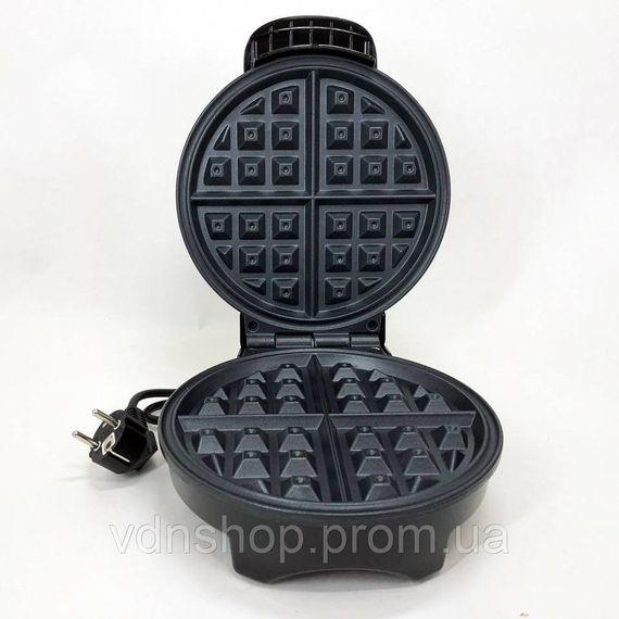 Вафельниця для рельєфних вафель Rainberg, Вафельниця з антипригарним покриттям для тонких вафель WI-88 | Зображення 4