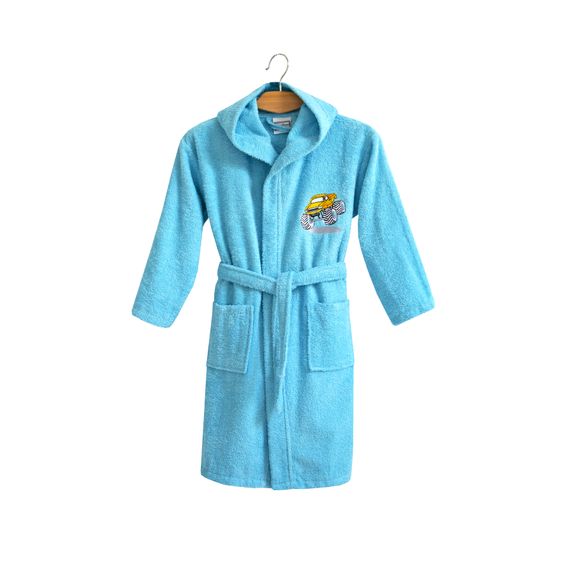 Халат Lotus 9406 Туреччина 3-4 роки  Махра Бірюзовий