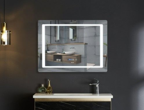 Дзеркало Mixxus Style MR03-70x50 (годинник, LED-підсвічування, антизапотівання) (MI6006) | Зображення 3