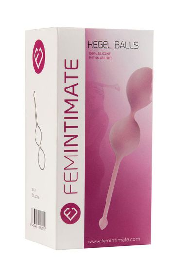 Вагінальні кульки Femintimate Kegel Balls, діаметр 3,5 см, маса 77 г Sex Aura | Зображення 1