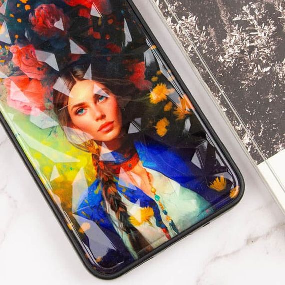 TPU+PC чехол Prisma Ladies для Samsung Galaxy A06 Peonies | Зображення 1