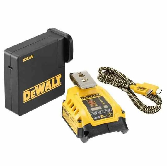 USB адаптер DeWalt до акумуляторів для інструментів DCB094K