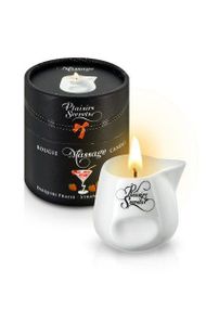 Массажная свеча Plaisirs Secrets Strawberry Daiquiri (80 мл) подарочная упаковка, керамический сосуд sexstyle
