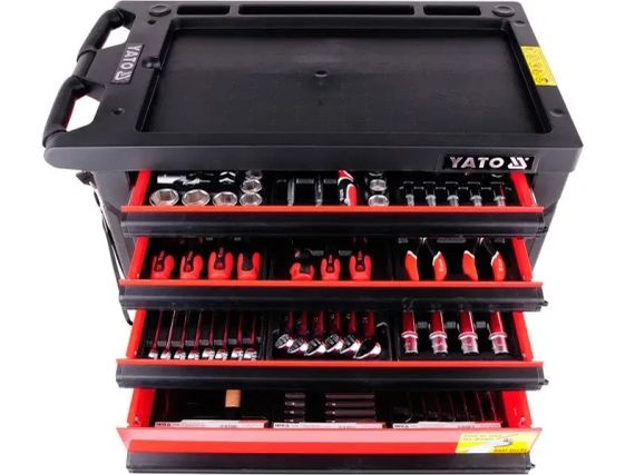 Шафа з інструментами YATO на колесах 958*766*465 мм набір 177 шт. YT-5530 | Зображення 4