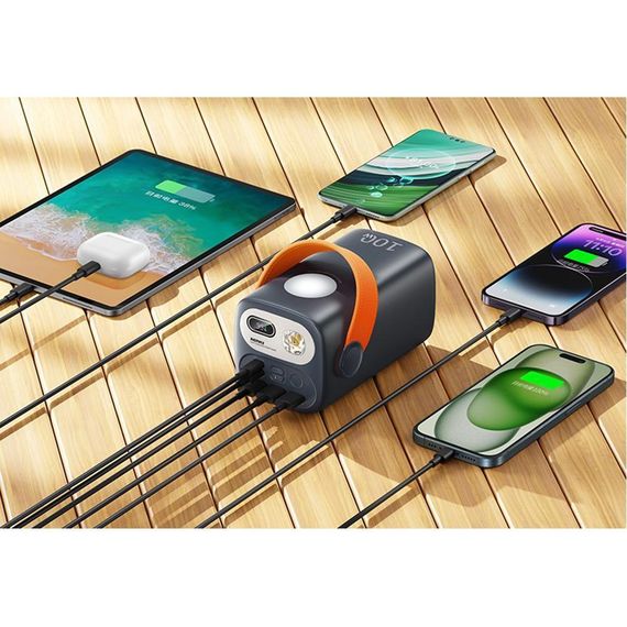 УМБ Remax RPP-100 60000mAh 100W + 22.5W PD+QC повербанк для ноутбуків, планшетів (Black) | Зображення 2