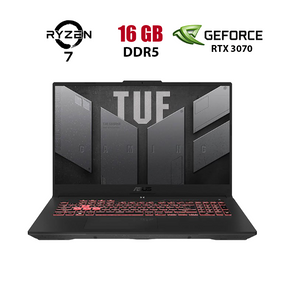 Ігровий ноутбук Asus TUF Gaming A17 FA707RR-HX006K / 17.3" (1920x1080) IPS / AMD Ryzen 7 6800H (8 (16) ядер по 3.2 - 4.7 GHz) / 16 GB DDR5 / 1000 GB SSD / nVidia GeForce RTX 3070, 8 GB GDDR6, 256-bit / WebCam б/в