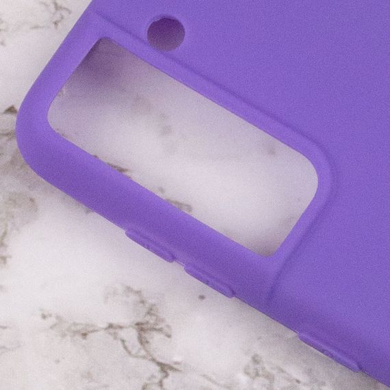 Силіконовий чохол Candy для Samsung Galaxy S21+ Бузковий | Зображення 2