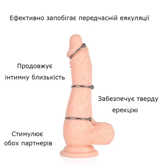 Сталеве ерекційне кільце Gravity Steel 35 – холодний контроль та потужні відчуття. | Зображення 3