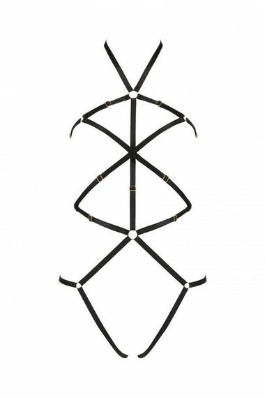 Портупея-боді зі стреп Passion Exclusive IVENA L/XL, black sexstyle