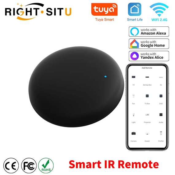 Универсальный ИК-пульт Smart WiFi ИК (инфракрасный) для домашней автоматизации (sv3036)