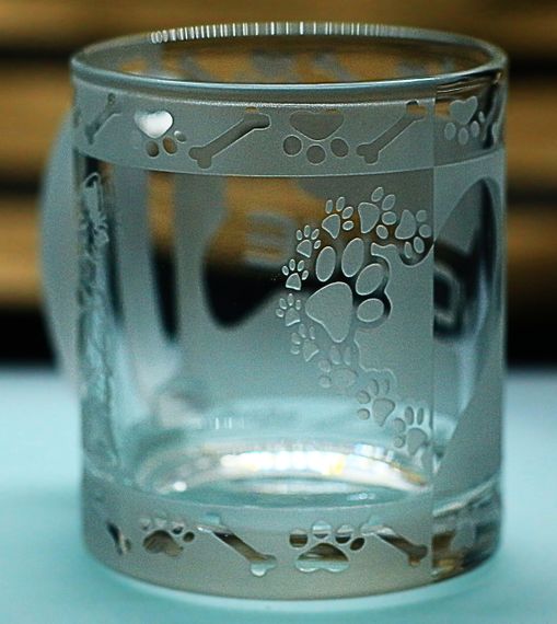 Скляна чашка кружка 320 мл  з гравіюванням Йорк подарунок для власника собаки або поціновувача породи | Зображення 2