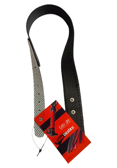 Витончений нашийник із високоякісної натуральної шкіри в кольорі мітпл Sex Aura | Зображення 3