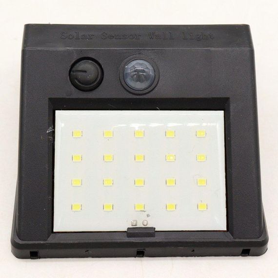 Вуличний LED світильник із сонячною панеллю / Фасадний прожектор / Ліхтар на вулицю | Зображення 4