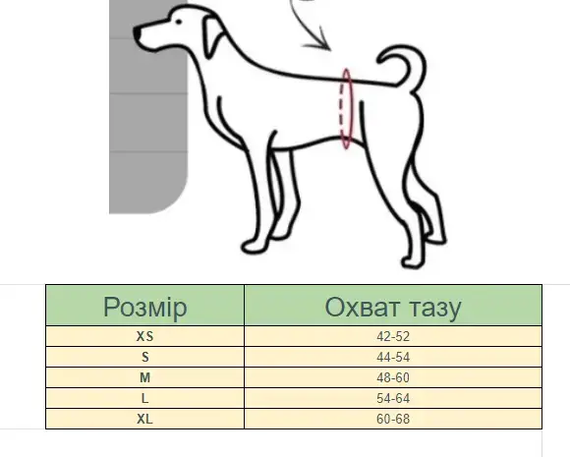 Труси гінієнічні для тічки у собак Червоні XL | Зображення 3