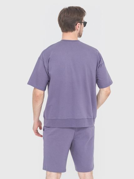 Комплект для чоловіків футболка та шорти сірий, 2XL | Зображення 1
