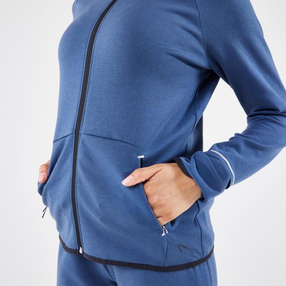 Куртка жіноча RUN 500 для бігу синя - 2XL | Зображення 4