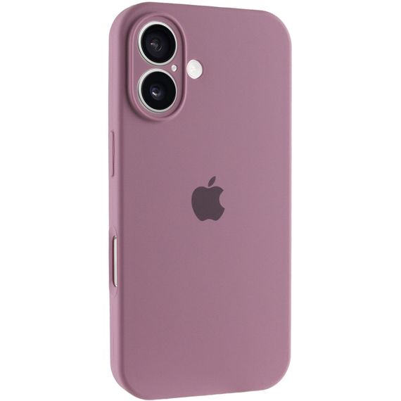 Чохол Silicone Case Full Camera Protective (AA) для Apple iPhone 16 (6.1") Ліловий / Lilac Pride