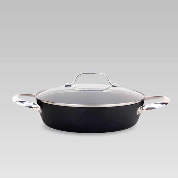 Кастрюля Maestro Shallow MR-4426-S, 2.5 л, 26 см, алюминиевая с крышкой и антипригарным покрытием