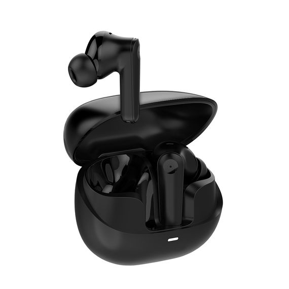 Навушники ColorWay Slim TWS-1 Earbuds Long Life Black (CW-TWS1BK1) | Зображення 2