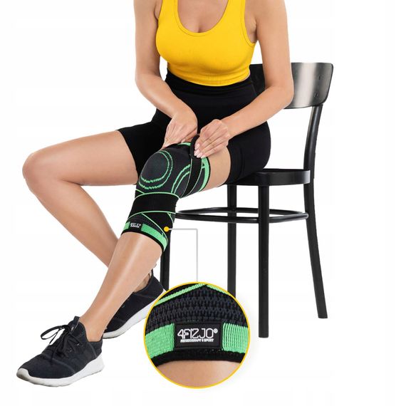 Фіксатор (бандаж) для коліна 4FIZJO 1 шт Size XXL (P-5907739317810) | Зображення 1