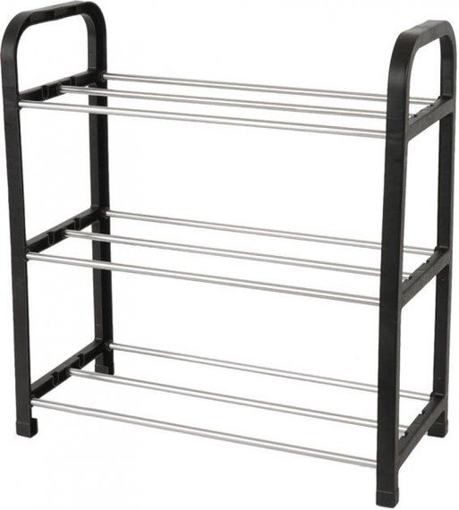 Полка для обуви 3-ярусная Eco Fabric EF-4852-3 металлические полки 40×18.5×44 см | Зображення 1