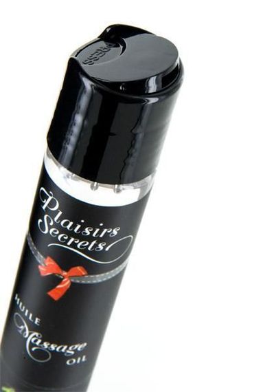 Массажное масло Plaisirs Secrets Exotic Fruits (59мл) с афродизиаками съедобное, подарочная упаковка | Зображення 1