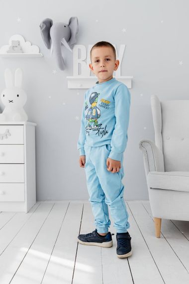 Костюм для хлопчика Носи своє 116 Блакитний (p-14056-157825) | Зображення 3